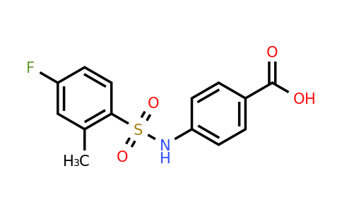 CAS 325721-48-0 | 4-(4-fluoro-2-methylbenzenesulfonamido)benzoic acid