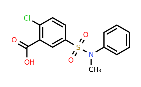 CAS 325721-56-0 | 2-chloro-5-[methyl(phenyl)sulfamoyl]benzoic acid