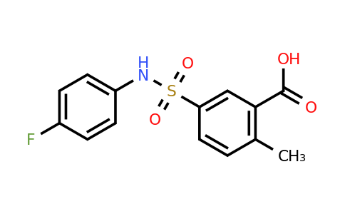 CAS 325721-90-2 | 5-[(4-fluorophenyl)sulfamoyl]-2-methylbenzoic acid