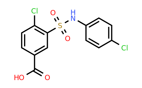 CAS 325724-62-7 | 4-chloro-3-[(4-chlorophenyl)sulfamoyl]benzoic acid