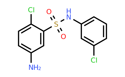 CAS 325724-65-0 | 5-Amino-2-chloro-N-(3-chlorophenyl)benzenesulfonamide