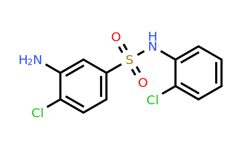 CAS 325724-69-4 | 3-Amino-4-chloro-N-(2-chlorophenyl)benzenesulfonamide
