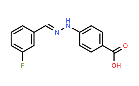 CAS 325729-60-0 | 4-{2-[(3-fluorophenyl)methylidene]hydrazin-1-yl}benzoic acid