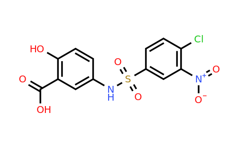 CAS 325732-20-5 | 5-(4-chloro-3-nitrobenzenesulfonamido)-2-hydroxybenzoic acid