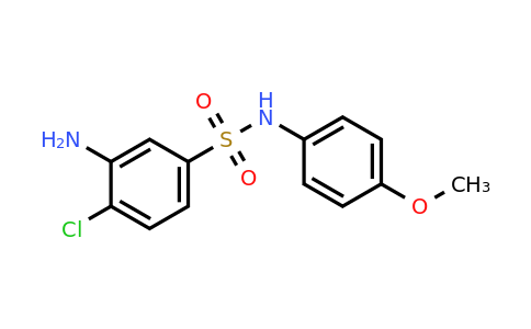 CAS 325745-59-3 | 3-Amino-4-chloro-N-(4-methoxyphenyl)benzenesulfonamide