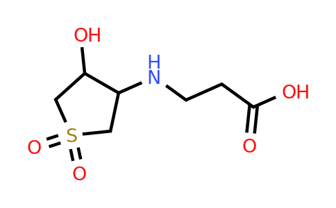 CAS 325851-81-8 | 3-[(4-hydroxy-1,1-dioxo-1lambda6-thiolan-3-yl)amino]propanoic acid