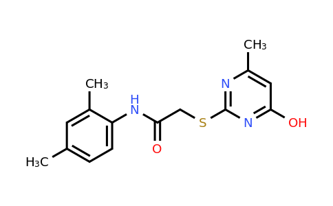 CAS 325994-27-2 | N-(2,4-Dimethylphenyl)-2-((4-hydroxy-6-methylpyrimidin-2-yl)thio)acetamide