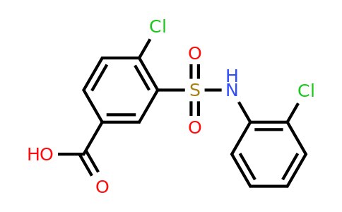 CAS 326023-22-7 | 4-chloro-3-[(2-chlorophenyl)sulfamoyl]benzoic acid