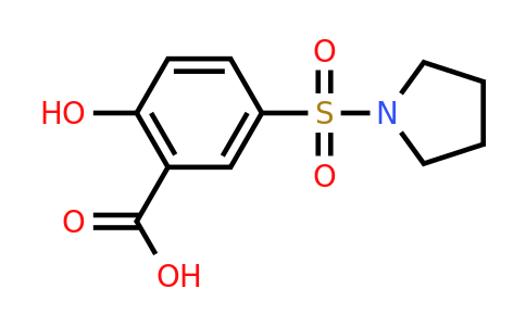 CAS 326024-05-9 | 2-hydroxy-5-(pyrrolidine-1-sulfonyl)benzoic acid