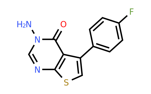 CAS 326097-91-0 | 3-amino-5-(4-fluorophenyl)-3H,4H-thieno[2,3-d]pyrimidin-4-one