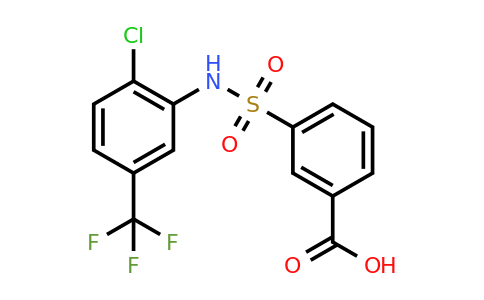 CAS 326182-69-8 | 3-{[2-chloro-5-(trifluoromethyl)phenyl]sulfamoyl}benzoic acid