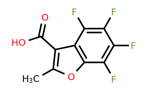 CAS 3265-72-3 | 4,5,6,7-tetrafluoro-2-methyl-1-benzofuran-3-carboxylic acid