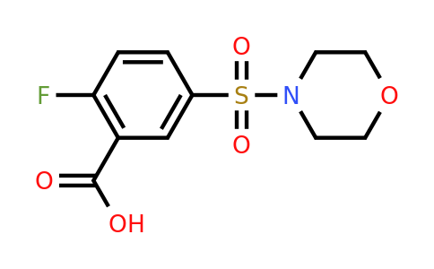 CAS 326609-39-6 | 2-fluoro-5-(morpholine-4-sulfonyl)benzoic acid