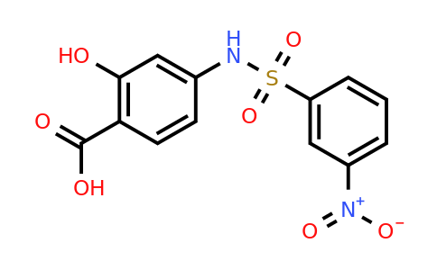 CAS 326610-63-3 | 2-hydroxy-4-(3-nitrobenzenesulfonamido)benzoic acid