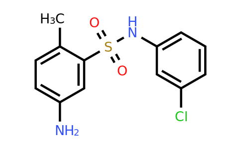 CAS 326871-18-5 | 5-Amino-N-(3-chlorophenyl)-2-methylbenzenesulfonamide