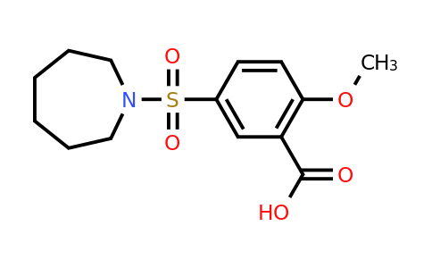 CAS 326907-67-9 | 5-(azepane-1-sulfonyl)-2-methoxybenzoic acid