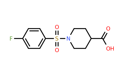 CAS 326907-70-4 | 1-[(4-Fluorophenyl)sulfonyl]-4-piperidine-carboxylic acid