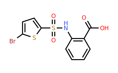 CAS 326916-72-7 | 2-(5-bromothiophene-2-sulfonamido)benzoic acid