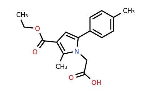 CAS 327024-81-7 | 2-(3-(Ethoxycarbonyl)-2-methyl-5-(p-tolyl)-1H-pyrrol-1-yl)acetic acid