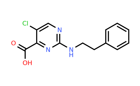 CAS 327064-08-4 | 5-Chloro-2-[(2-phenylethyl)amino]pyrimidine-4-carboxylic acid