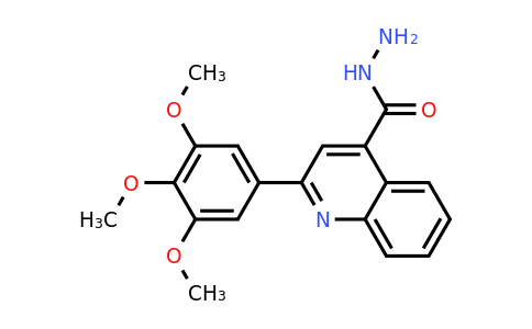 CAS 327072-76-4 | 2-(3,4,5-trimethoxyphenyl)quinoline-4-carbohydrazide