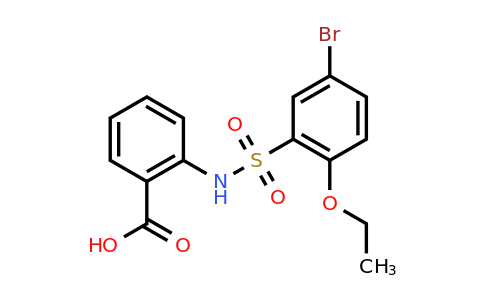 CAS 327072-95-7 | 2-(5-bromo-2-ethoxybenzenesulfonamido)benzoic acid