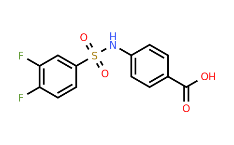 CAS 327072-97-9 | 4-(3,4-difluorobenzenesulfonamido)benzoic acid