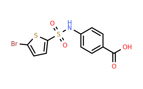 CAS 327081-37-8 | 4-(5-bromothiophene-2-sulfonamido)benzoic acid