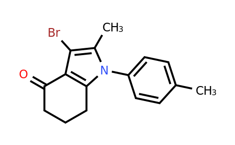 CAS 327082-74-6 | 3-bromo-2-methyl-1-(4-methylphenyl)-4,5,6,7-tetrahydro-1H-indol-4-one