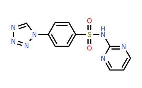 CAS 327083-89-6 | N-(Pyrimidin-2-yl)-4-(1H-tetrazol-1-yl)benzenesulfonamide