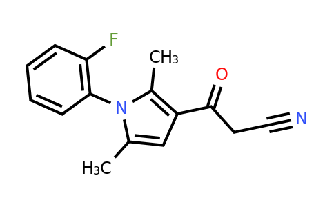 CAS 327084-91-3 | 3-(1-(2-Fluorophenyl)-2,5-dimethyl-1H-pyrrol-3-yl)-3-oxopropanenitrile