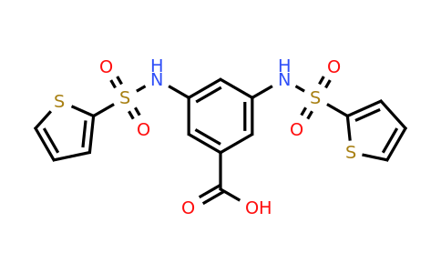 CAS 327091-20-3 | 3,5-bis(thiophene-2-sulfonamido)benzoic acid