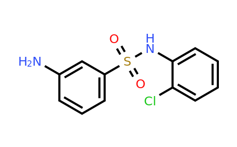 CAS 327092-99-9 | 3-Amino-N-(2-chlorophenyl)benzenesulfonamide