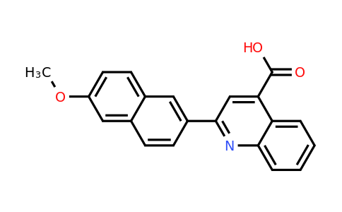 CAS 327105-96-4 | 2-(6-methoxynaphthalen-2-yl)quinoline-4-carboxylic acid