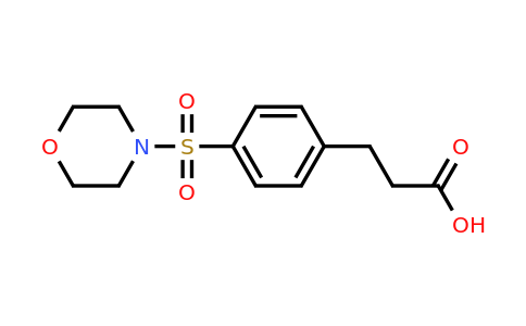 CAS 327106-18-3 | 3-[4-(morpholine-4-sulfonyl)phenyl]propanoic acid