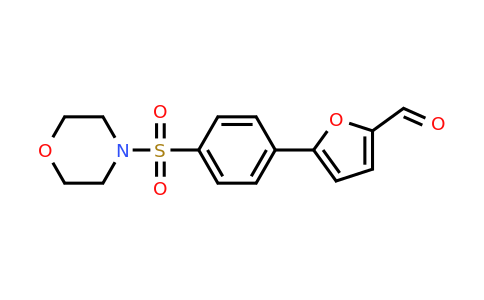 CAS 327106-59-2 | 5-[4-(morpholine-4-sulfonyl)phenyl]furan-2-carbaldehyde