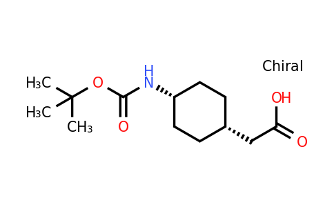 CAS 327156-95-6 | rel-2-[(1s,4s)-4-{[(tert-butoxy)carbonyl]amino}cyclohexyl]acetic acid