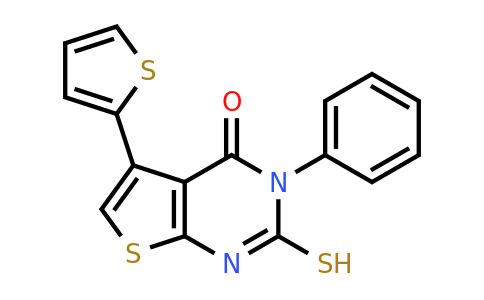 CAS 327167-86-2 | 3-phenyl-2-sulfanyl-5-(thiophen-2-yl)-3H,4H-thieno[2,3-d]pyrimidin-4-one