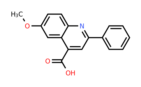 CAS 32795-58-7 | 6-Methoxy-2-phenylquinoline-4-carboxylic acid