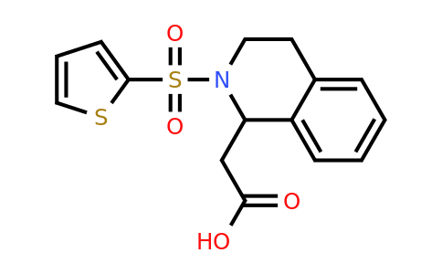 CAS 327971-33-5 | 2-[2-(thiophene-2-sulfonyl)-1,2,3,4-tetrahydroisoquinolin-1-yl]acetic acid