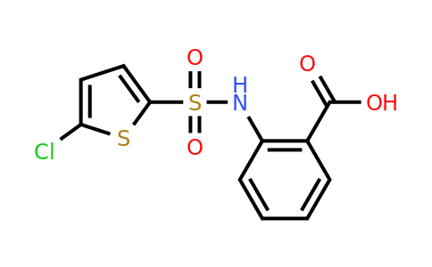 CAS 327979-67-9 | 2-(5-chlorothiophene-2-sulfonamido)benzoic acid