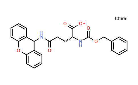 CAS 327981-02-2 | (R)-5-((9H-Xanthen-9-yl)amino)-2-(((benzyloxy)carbonyl)amino)-5-oxopentanoic acid