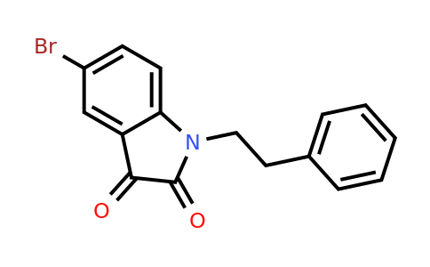 CAS 328002-46-6 | 5-Bromo-1-phenethylindoline-2,3-dione