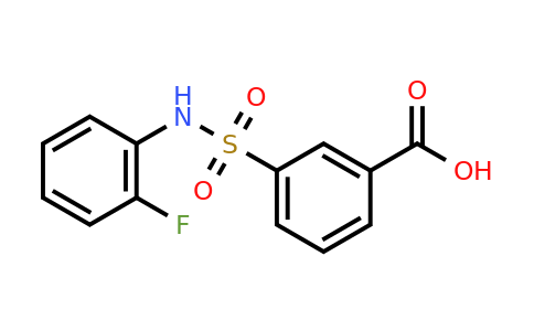 CAS 328028-11-1 | 3-[(2-fluorophenyl)sulfamoyl]benzoic acid