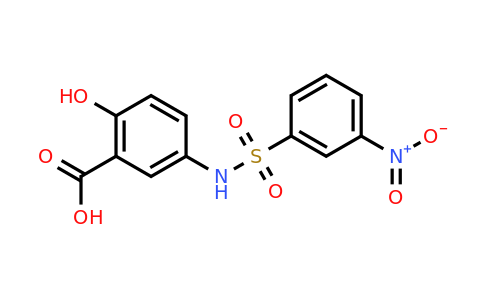 CAS 328028-25-7 | 2-hydroxy-5-(3-nitrobenzenesulfonamido)benzoic acid