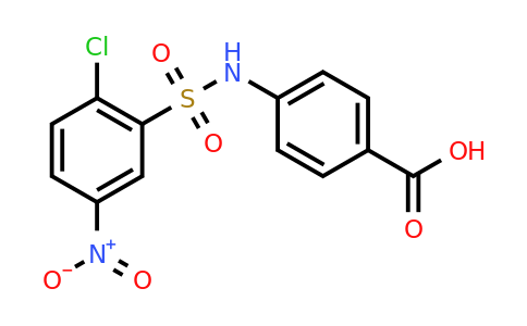 CAS 328028-53-1 | 4-(2-chloro-5-nitrobenzenesulfonamido)benzoic acid