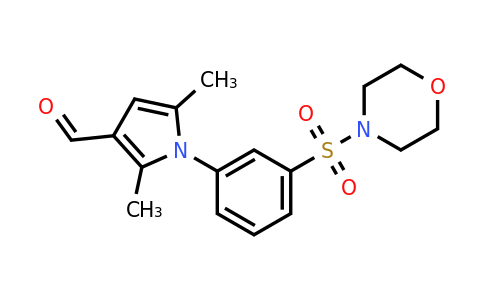 CAS 328028-84-8 | 2,5-dimethyl-1-[3-(morpholine-4-sulfonyl)phenyl]-1H-pyrrole-3-carbaldehyde