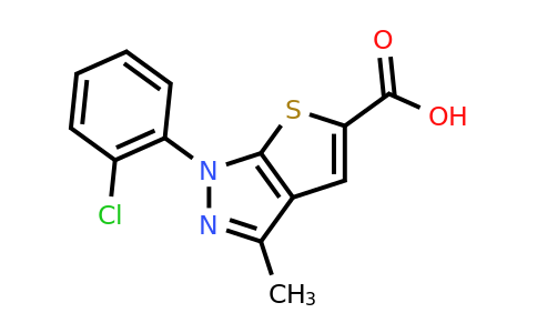CAS 328028-97-3 | 1-(2-chlorophenyl)-3-methyl-1H-thieno[2,3-c]pyrazole-5-carboxylic acid