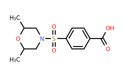 CAS 328038-27-3 | 4-[(2,6-dimethylmorpholin-4-yl)sulfonyl]benzoic acid