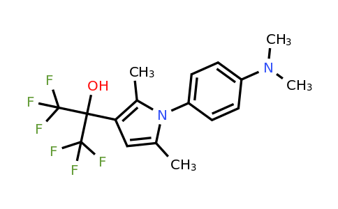 CAS 328110-31-2 | 2-{1-[4-(dimethylamino)phenyl]-2,5-dimethyl-1H-pyrrol-3-yl}-1,1,1,3,3,3-hexafluoropropan-2-ol